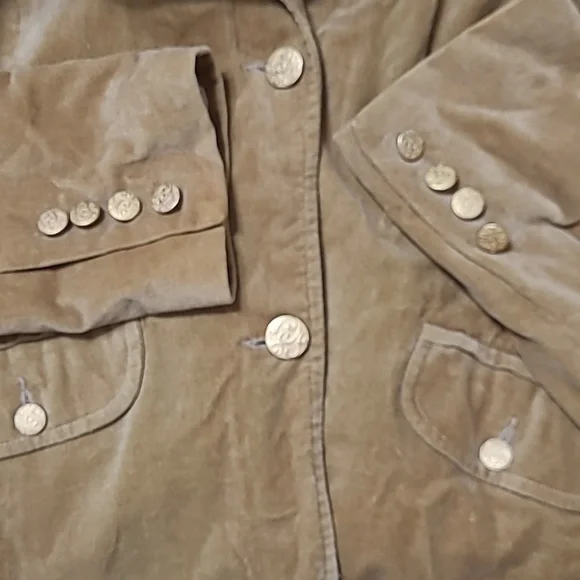 Old Navy women's lined velour jacket size Large - Picture 6 of 13